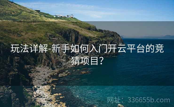 玩法详解-新手如何入门开云平台的竞猜项目?